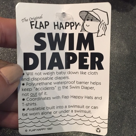 The Original FLAPHAPPY Swim 🏊♂️ Diaper Trunks - Picture 4 of 5